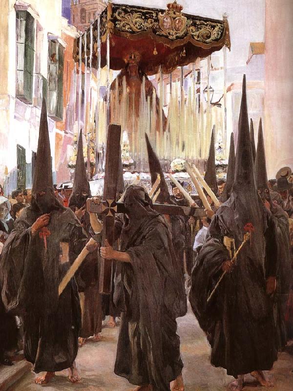 Joaquin Sorolla Seville s Holy Week Germany oil painting art